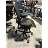 Image 2 : HERMAN MILLER BLACK FULLY ADJUSTABLE TASK CHAIR SIZE C RETAIL $1825 CAN