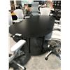 Image 2 : DESIGN WITHIN REACH SNAREGADE 83" X 37" BLACK CONFERENCE TABLE RETAIL $2060 CAN