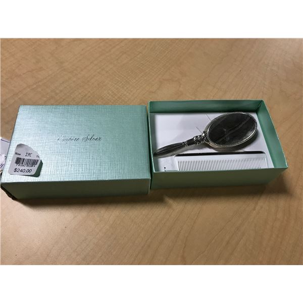 EMPIRE SILVER BABY BRUSH/COMB GIFT SET