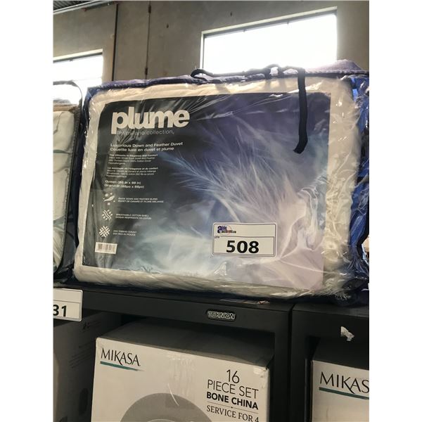 MILLANO COLLECTION PLUME QUEEN DOWN FEATHER DUVET