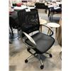 Image 2 : BLACK LOOP ARM MESH BACK TILTER CHAIR