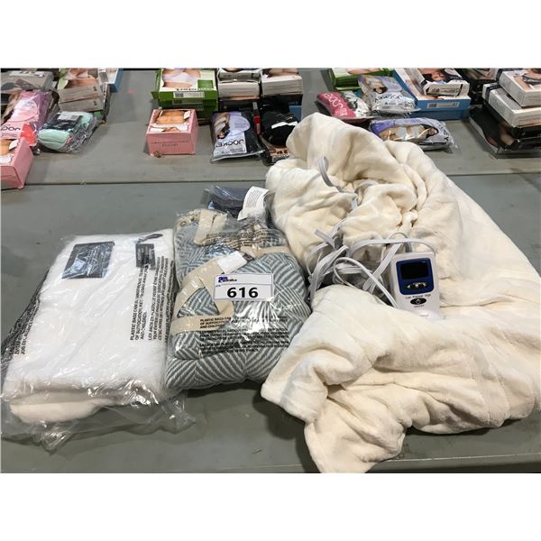 BEAUTY REST HEATED BLANKET AND ECO THROW BLANKET AND MORE