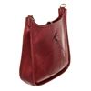 Image 2 : Hermes Red Leather Evelyne 1 PM Crossbody Bag