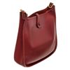 Image 3 : Hermes Red Leather Evelyne 1 PM Crossbody Bag