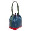 Image 3 : Louis Vuitton Blue Red Epi Leather Noe GM Bucket Bag