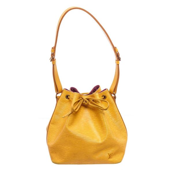 Louis Vuitton Yellow Epi Leather Noe PM Shoulder Bag
