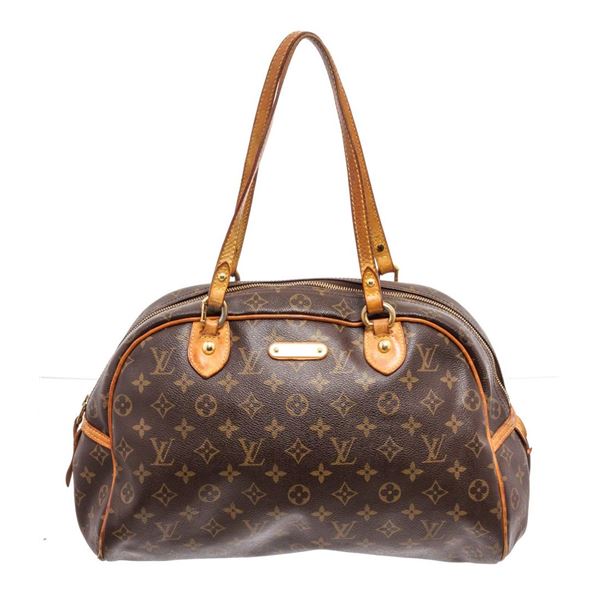 Louis Vuitton Brown Monogram Montorgueil PM Shoulder Bag