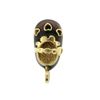 Image 4 : Vintage Petite 14k Yellow Gold Dark Purple Enamel Lucky Baby Shoe Charm Pendant