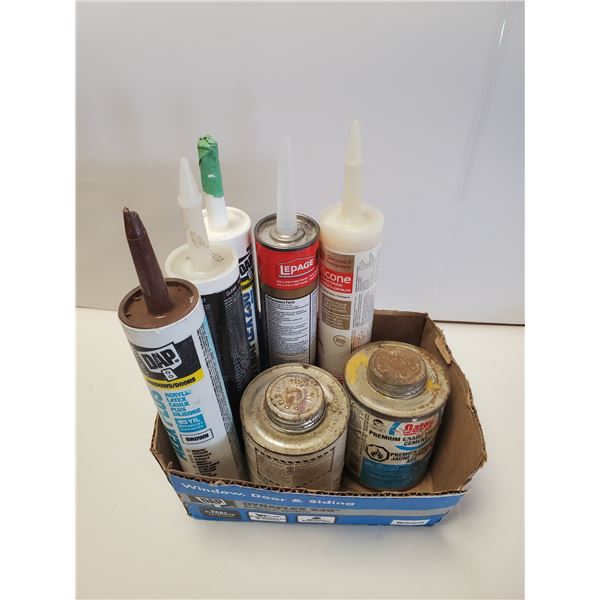 ASSORTED CAULKING SEAL AND PRIMER