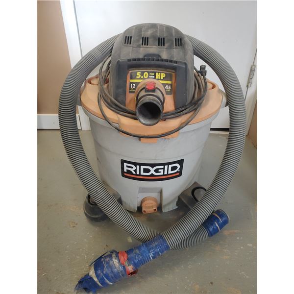 RIGID 5.0 HP VACCUM WITH HOSE.WORKING CONDITION