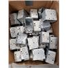 Image 1 : BOX OF METAL RECEPTACLES