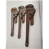 Image 1 : 12 14 & 18 SET OF RIDGID WRENCH