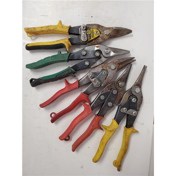 LOT OF TIN SNIPS