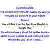 Image 1 : COMING SOON....THE DODDS AUCTION APP - AVAILABLE ON THE APP STORE & GOOGLE PLAY