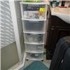 Image 1 : 5 DRAWER PLASTIC STORAGE DRAWER UNIT,