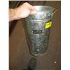 Image 1 : TALL GALVANIZED CAN
