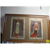 Image 1 : FRAMED PICTURES OF QUEEN & KING