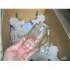 Image 2 : BOX OF GLASS LIGHT FIXTURES & 2 LAMPSHADES
