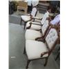 Image 2 : SET OF 4 VICTORIAN DINING CHAIRS, 1 ARMCHAIR & 3 SIDE CHAIRS