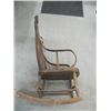 Image 2 : SALEM ROCKING CHAIR WITH BENTWOOD ARMS, OAK & ASH