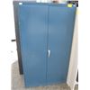 Image 1 : BLUE 2 DOOR STORAGE CABINET