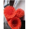 Image 2 : 3 ROLLS OF ORANGE PLASTIC FENCING