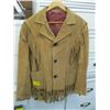 Image 1 : LEATHER JACKET WITH FRILLS SIZE M
