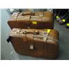 Image 1 : 2 BROWN SUITCASES