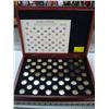 Image 1 : CASED SET OF 24KT PLATED QUARTERS