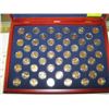 Image 2 : CASED SET OF 24KT PLATED QUARTERS