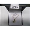 Image 2 : LADIES 10KT NECKLACE WITH PEARL, 23"