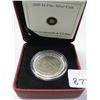 Image 1 : CANADIAN FINE SILVER .999 (TAX EXEMPT) $4 COIN, 1/2 OZ., 2009 T-REX