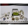 Image 1 : ASST. COSTUME JEWELLERY, PINS BROOCHES, ETC.