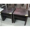 Image 1 : PAIR OF END TABLES/NIGHTSTANDS