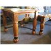 Image 2 : SLATE TOPPED COFFEE & END TABLE SET