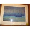 Image 1 : SILKSCREEN PRINT BY W. LAMPE, UNDER THE NORTHERN LIGHTS