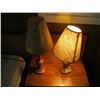 Image 1 : PAIR OF TEAK LAMPS