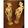 Image 1 : PAIR OF RESIN FIGURINES