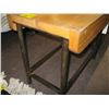 Image 2 : METAL & WOOD SMALL BENCH OR TABLE