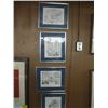 Image 1 : SET OF 4 FRAMED PRINTS, THE BALTIC EXCHANGE LONDON