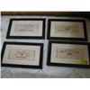 Image 1 : 4 FRAMED PRINTS, 2 WINE & 2 COFFEE