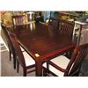 Image 1 : DINING TABLE WITH 2 LEAVES & 6 CHAIRS