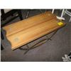 Image 1 : SUSHI BENCH, TEAK, STEEL & ALUMINUM
