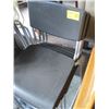 Image 2 : SET OF 4 BLACK STACKING STOOLS