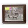 Image 1 : ANTIQUE PHOTOGRAPH OF HOUSE AND CARRIAGE