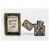 Image 1 : VINTAGE SILVER CASED ZIPPO LIGHTER WITH BOX