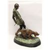 Image 3 : ENGLISH HUNTER BRONZE STATUE 22"