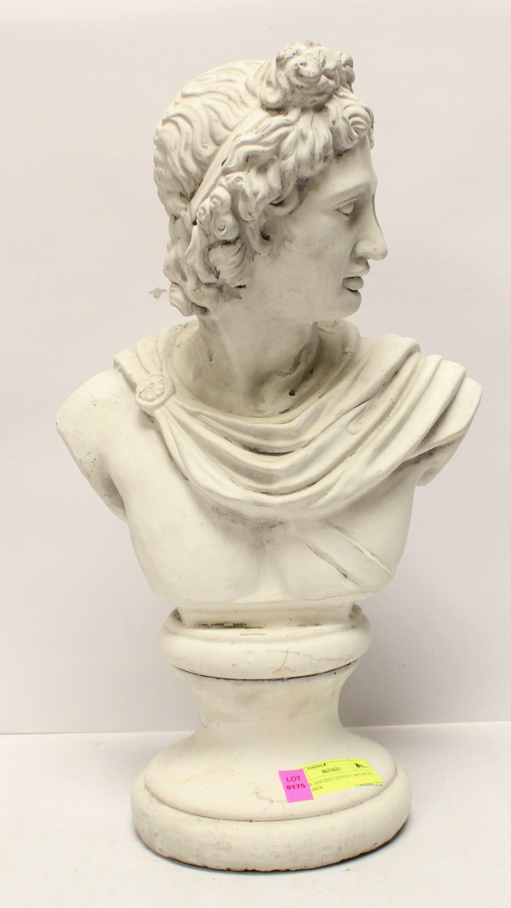 Bust Cast LARGE ANCIENT STYLE CAST BUST EMPORER