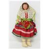 ANTIQUE FABRIC FEMALE DOLL