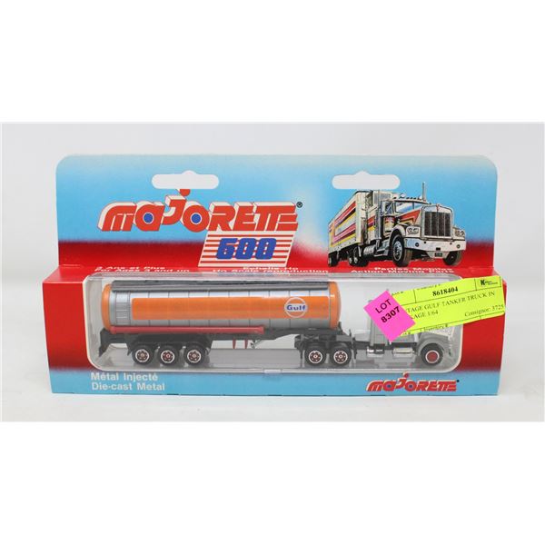 VINTAGE GULF TANKER TRUCK IN PACKAGE 1/64